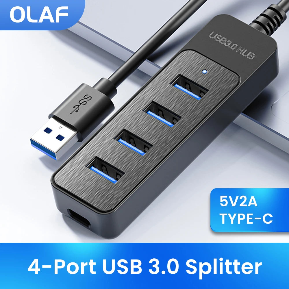 4-Port USB Splitter Hub